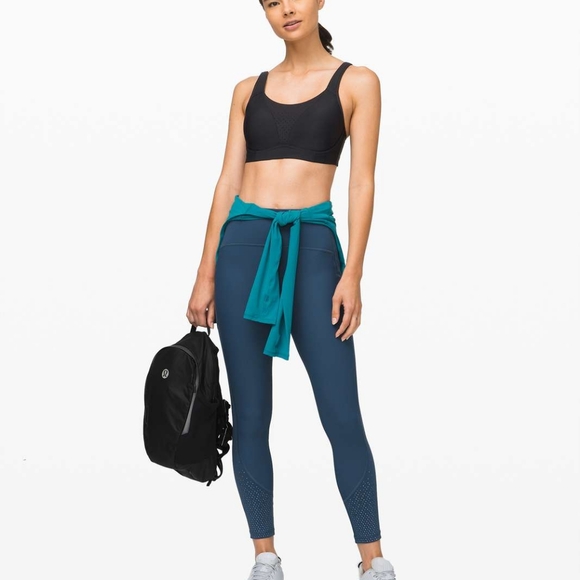 Run Times Bra High Support, B–G Cups Black - Picture 4 of 14